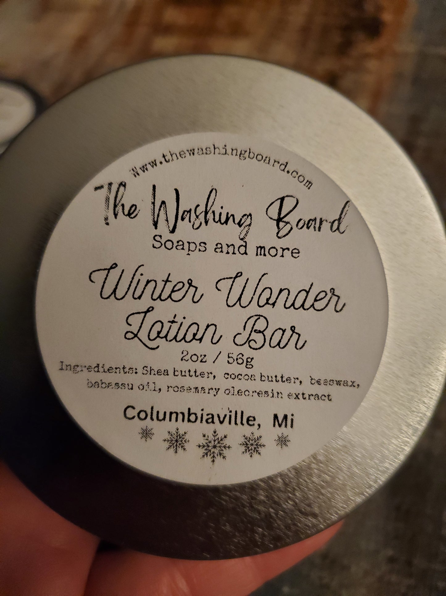 Winter Wonder Lotion Bar