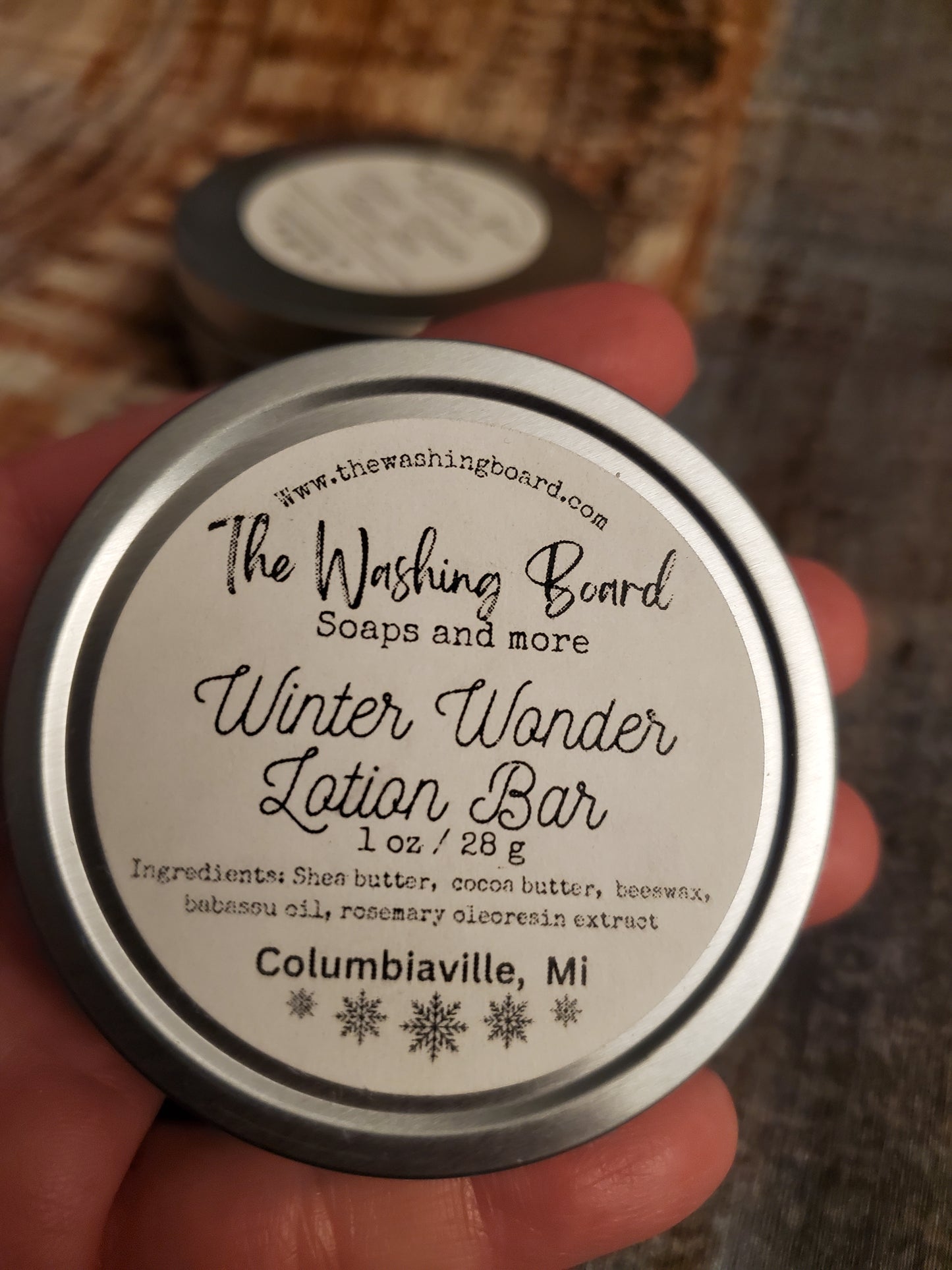 Winter Wonder Lotion Bar