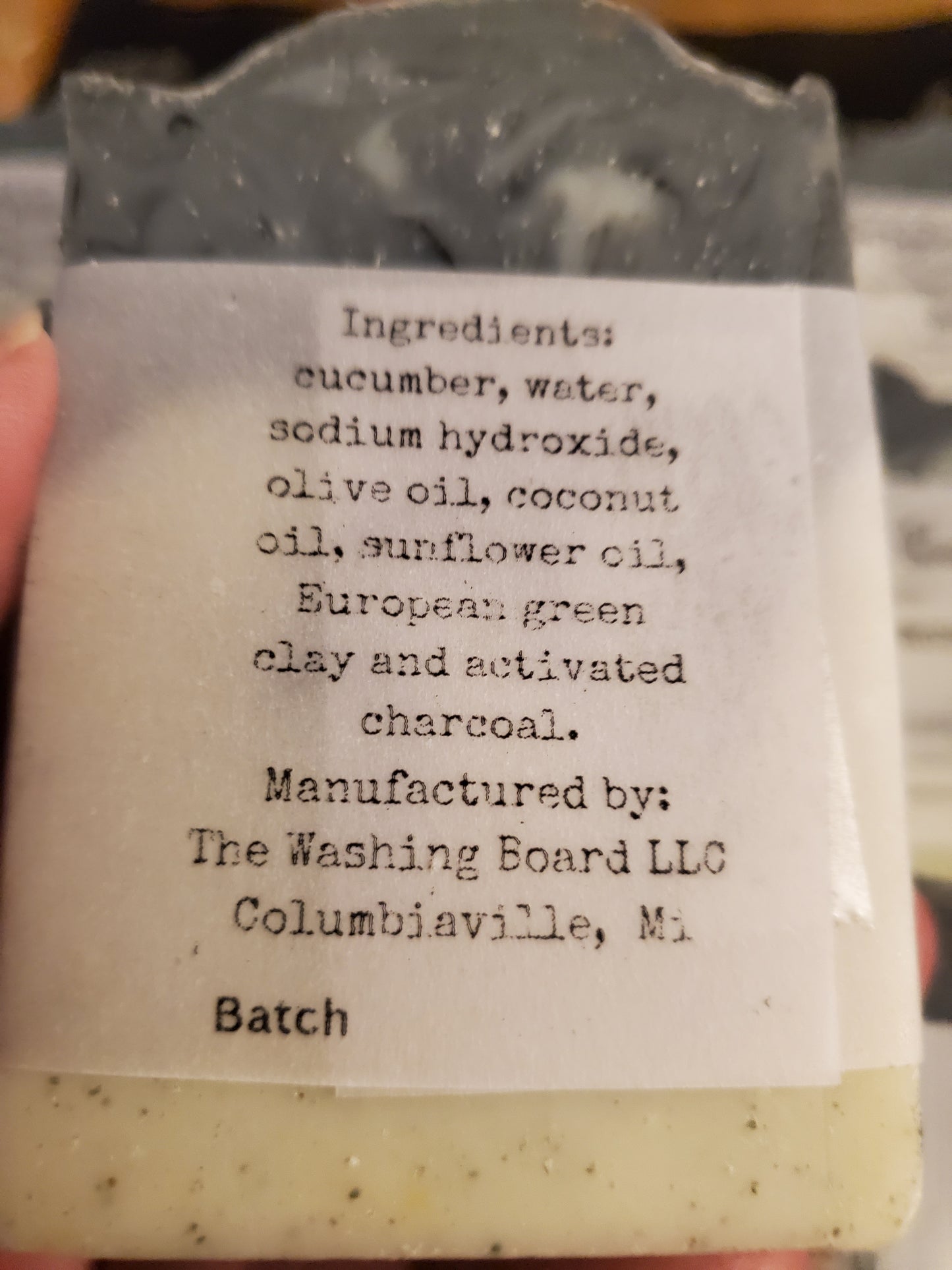 Cucumber Charcoal Dream facial soap for oily to regular faces
