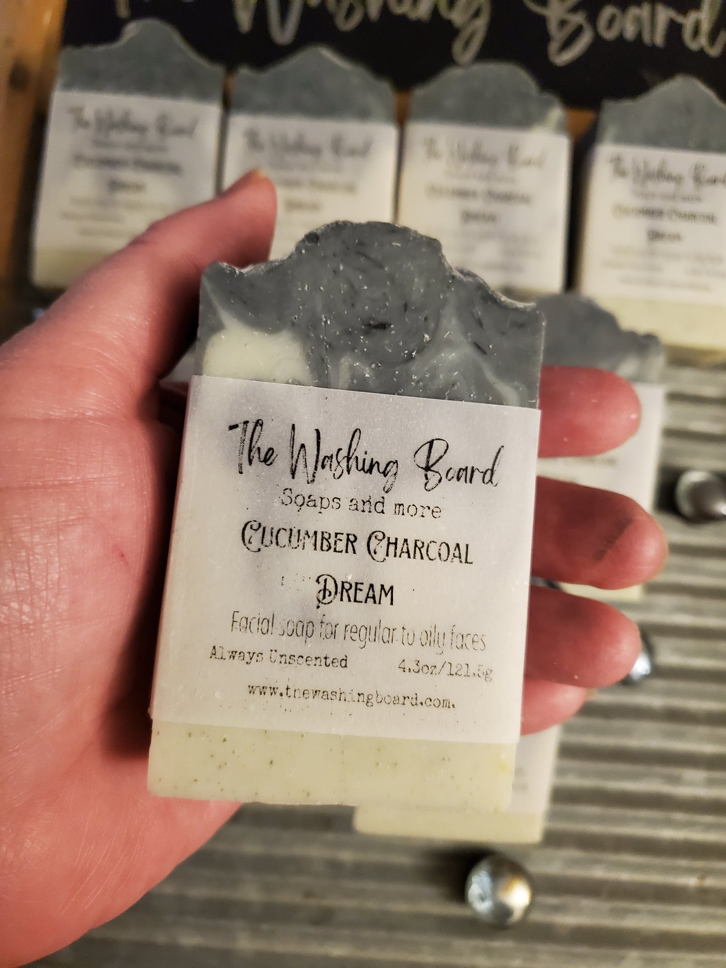 Cucumber Charcoal Dream facial soap for oily to regular faces