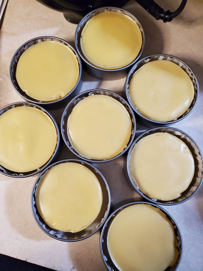 Unscented solid lotion bar in a tin from The Washing Board.