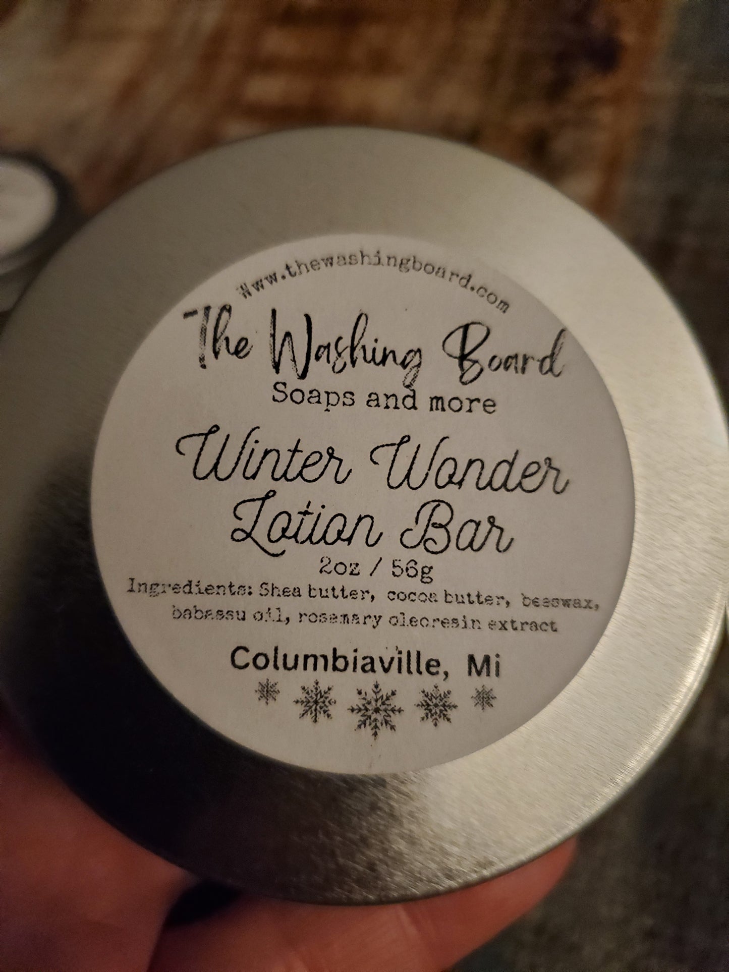Winter Wonder Lotion Bar