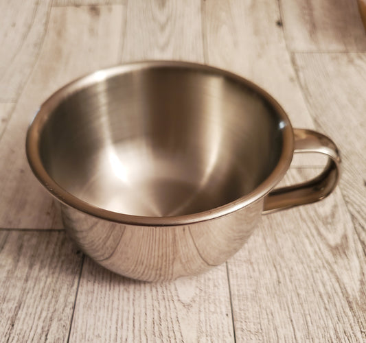 Shave Bowl, stainless steel 